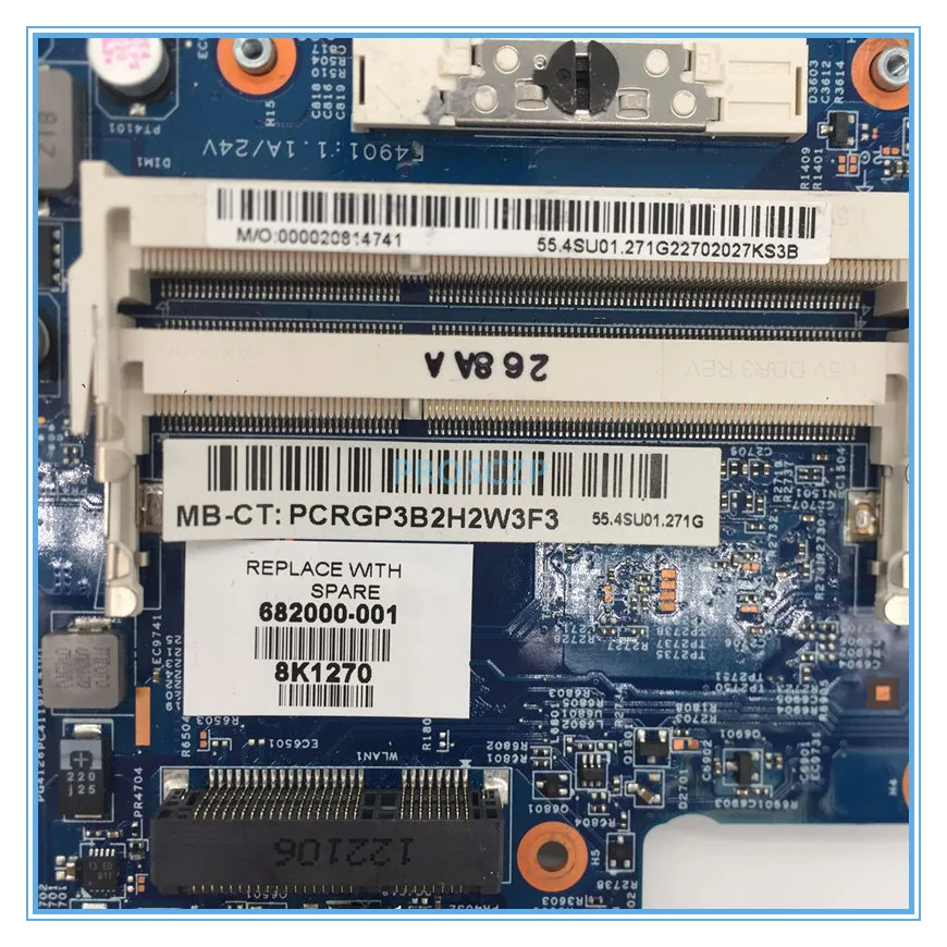 Для DV7-7000 Материнская плата ноутбука 682000-001 682000-501 682000-601 11254-3 48.4ST10.031 HM77 630M 1G работает хорошо