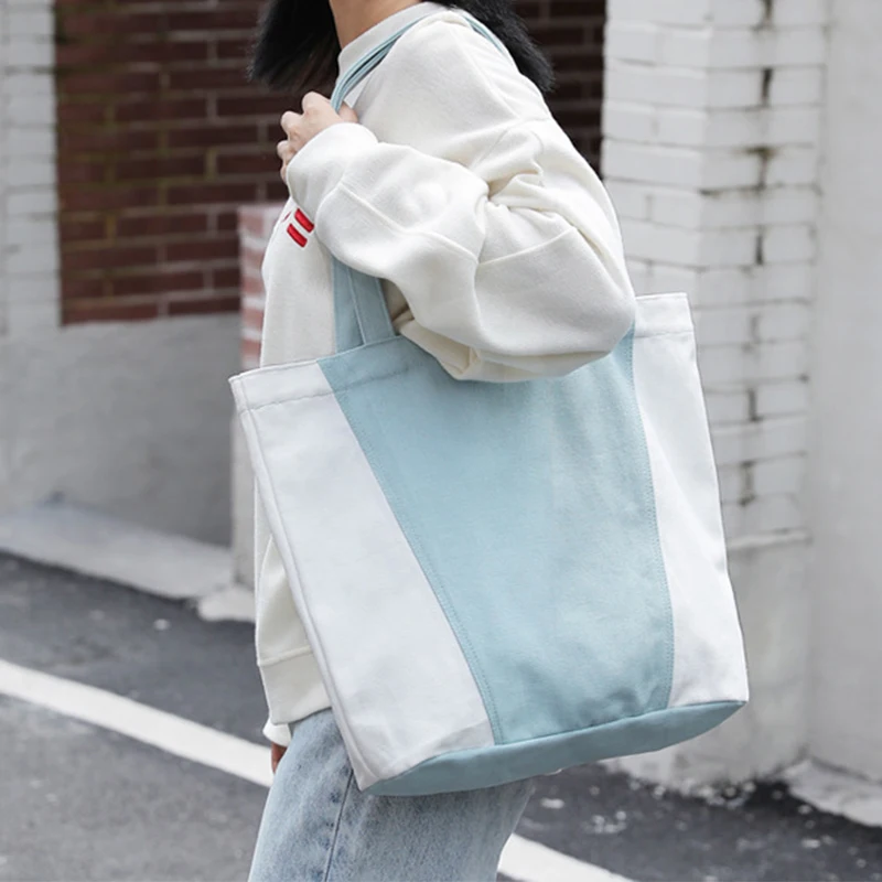 Canvas Women Messenger Bags Letter Print Fashion Travel Handbags Travel Tote Female Casual Shopping Bag