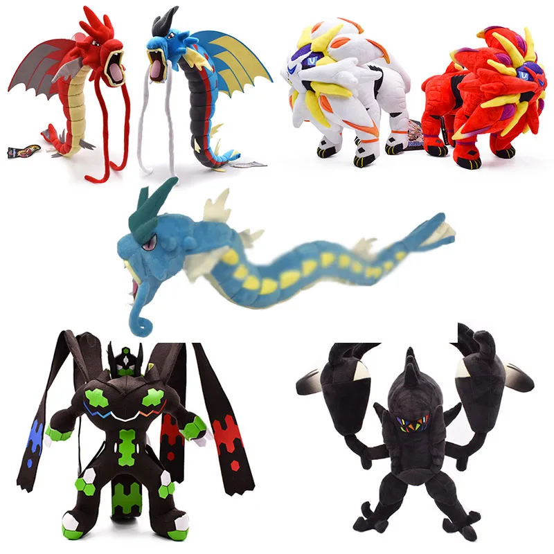 Такара Tomy мультфильм Gyarados Solgaleo плюшевая аниме плюшевая кукла подарки для детей мягкая игрушка покемон