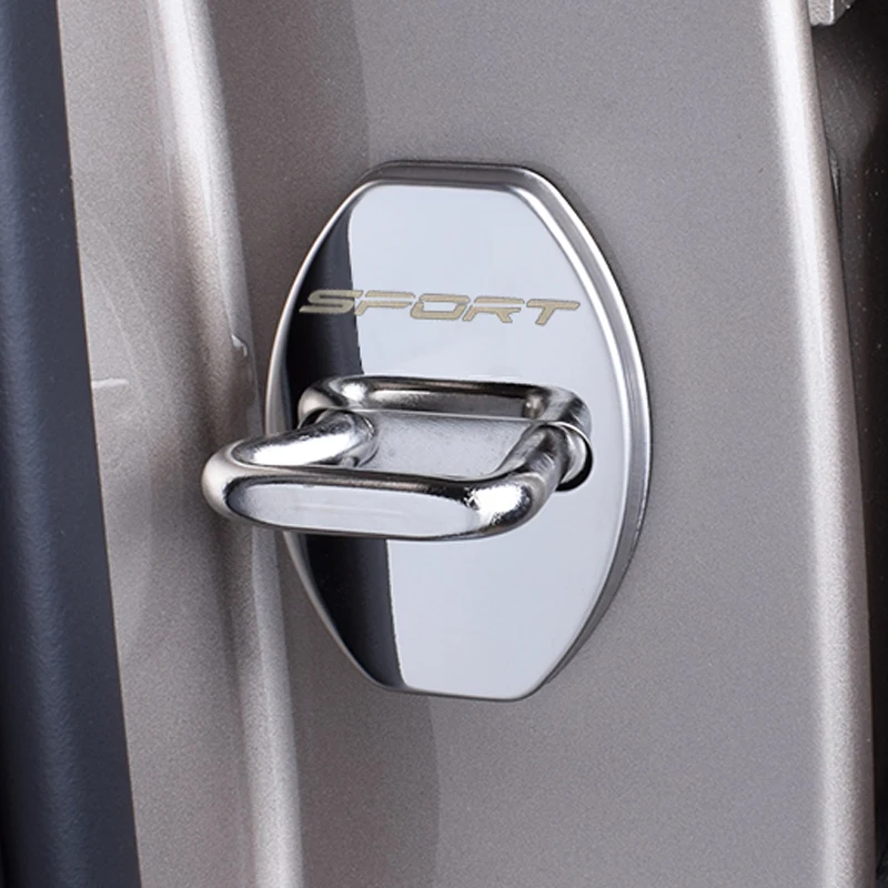 

4pcs Stainless Steel Car Door Lock Cover For Volkswagen VW Tiguan Polo Sagitar Passat B6 B7 Golf 5 6 7 MK6 For Skoda Octavia A7