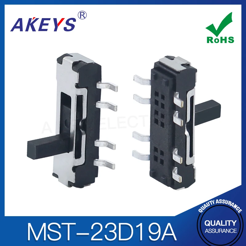 MST-23D19A (2P3T) 8피트 3단 수직 패치 스위치 미니 장난감 스위치