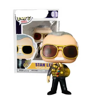 

FUNKO POP Avengers: Endgame Father of Marvel Stan Lee & QUAKE #01 Action Figure Collection toys for Children Christmas gift