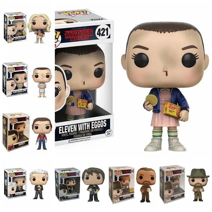 FUNKO POP Новое поступление странные вещи &amp little Eleven с eggos ПВХ brinquedos фигурка игрушки