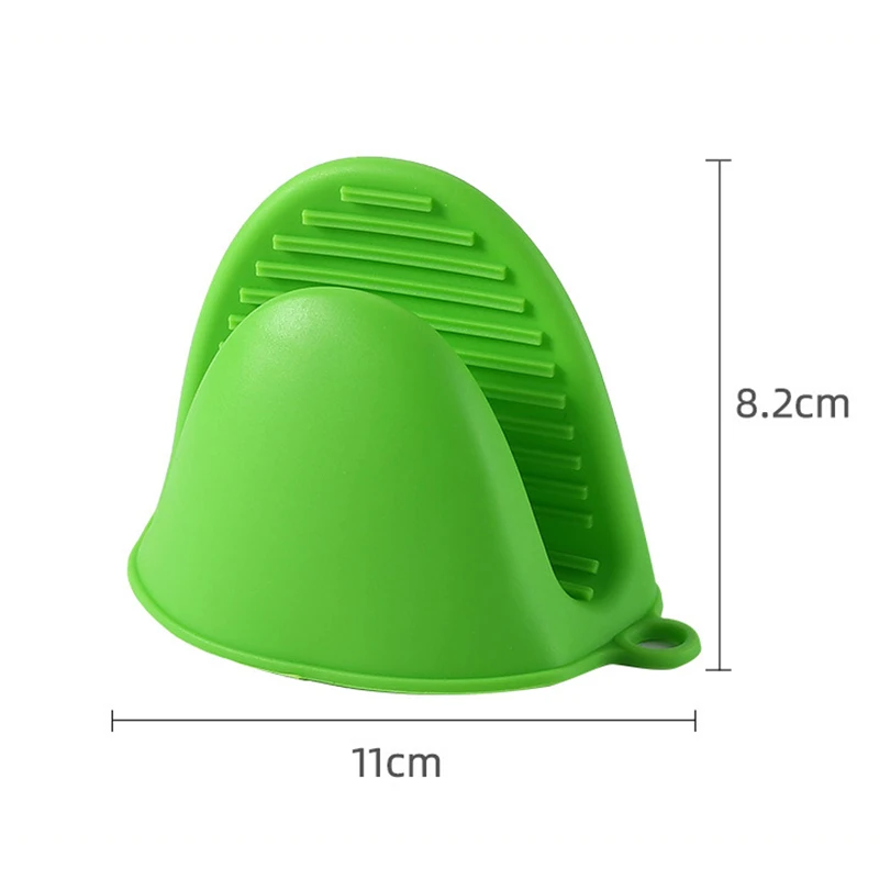 1Pc Kitchen Silicone Heat Resistant Glove Clip Microwave Heat Insulation Non-slip Handle Bowl Pot Clip Cooking Oven Glove