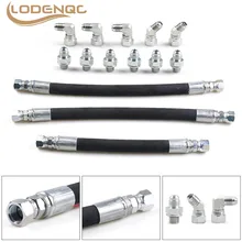 

High Pressure Oil Pump Crossover Line Hose For Ford 99-03 7.3L Powerstroke (3* Hose , 3*90 ° 2* 45 ° Connectors,6*Directly Head)