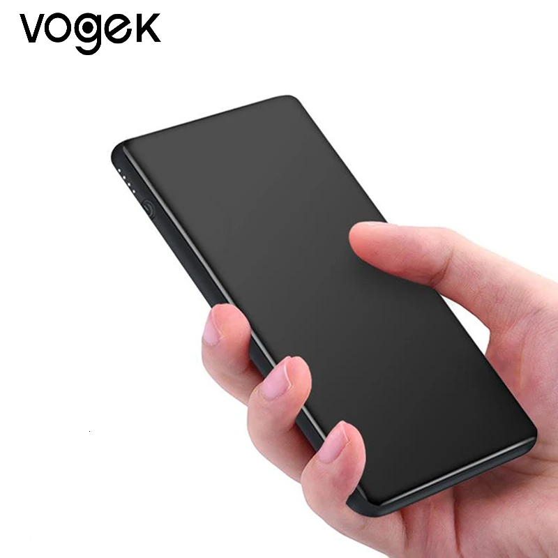 Vogek Power Bank 10000mAh QC3.0 Fast Charge Powerbank External Battery PD Charger for iPhone X 8 Xiaomi | Мобильные телефоны и