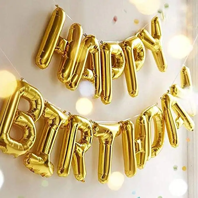 

Happy Birthday Ballon Confetti Gold Balloon Birthday Decoration Baloon Rose Balloon Set Deco Birthday Party Kids Blue S1XN