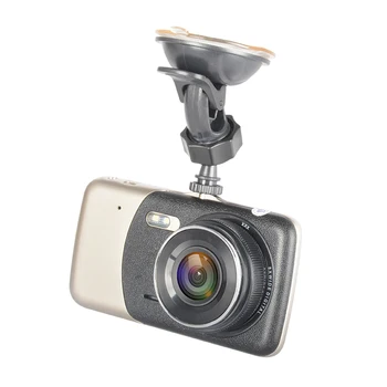 

2019 new screen size 4 inches IPS inches high brightness (500CD) Dashcam car DVR driving recorder 170 degree wide-angle lens