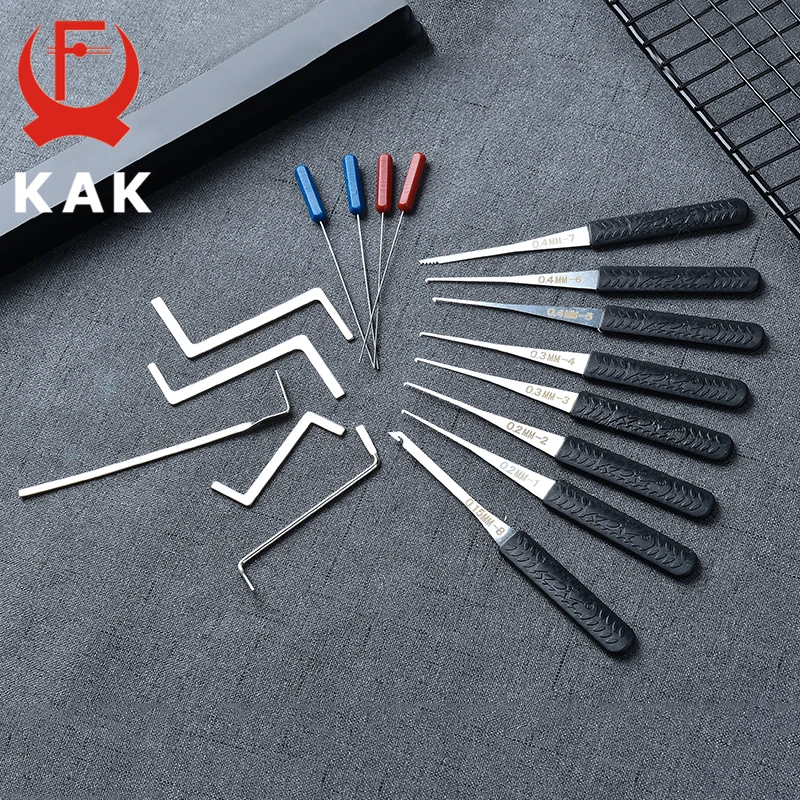KAK Padlock with keys Locksmith Tools Visible Cutaway Training Practice Lock Pick Broken Key Removing Hooks Hand Tools Hardware