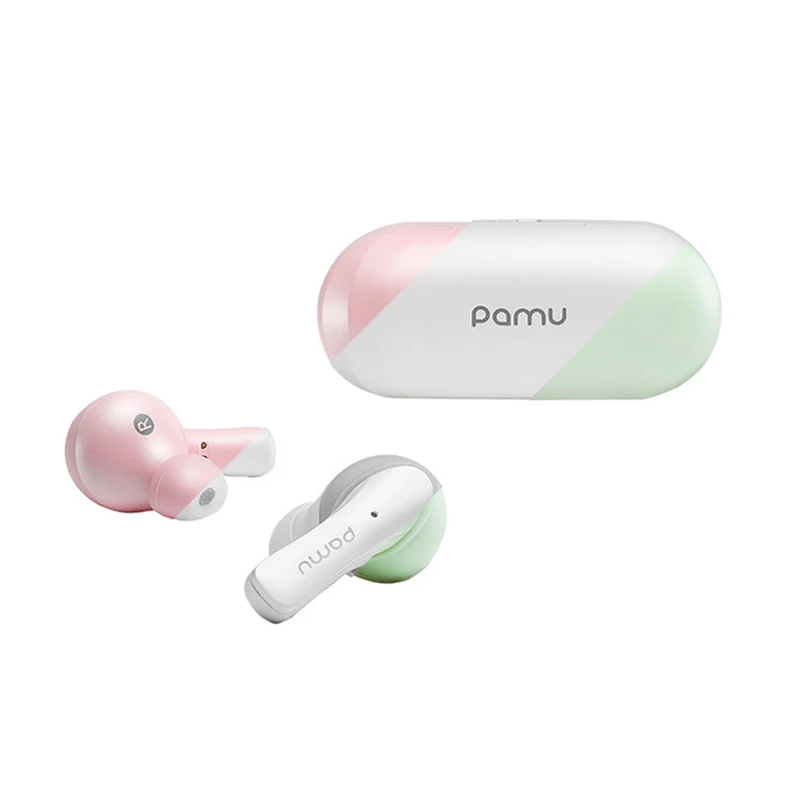 PaMu Slide Mini настоящие Беспроводные наушники с шумоподавлением Bluetooth гарнитура TWS