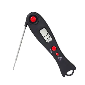 

Digital Food Thermometer Instant Read Large LCD Display Long Probe Kitchen Tool