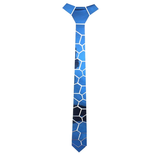 Мужской галстук из акрилового материала сохраняет блеск на всегда, гибкий, легко одевать и снимать 3