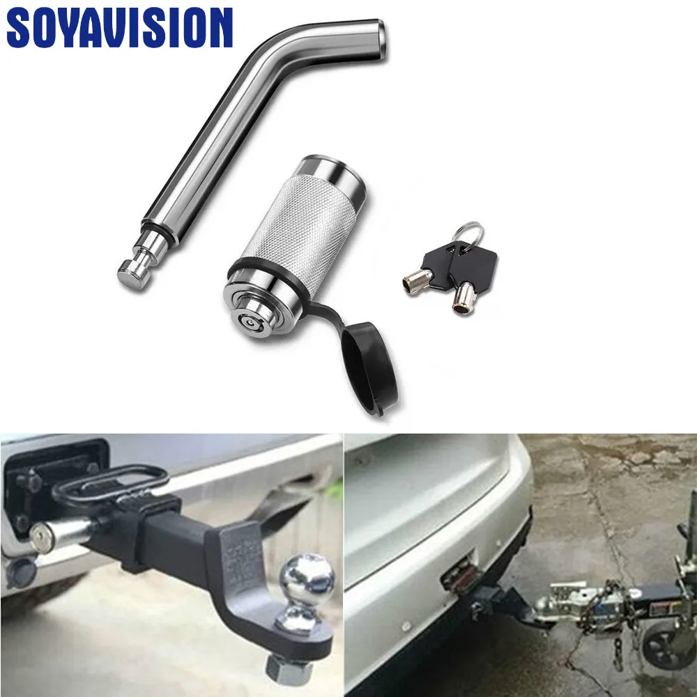 

Locking Hitch Pin Trailer Coupler Lock Set Truck Trailer Receiver Lock Security Securely Attach Tow Ball Mount to Tow Bar