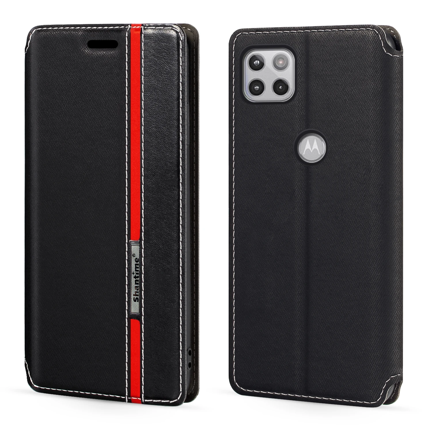 For Motorola Moto One 5g Ace Case Fashion Multicolor Magnetic Closure Leather Flip Case Cover With Card Holder For Moto G 5g Mobile Phone Cases Covers Aliexpress