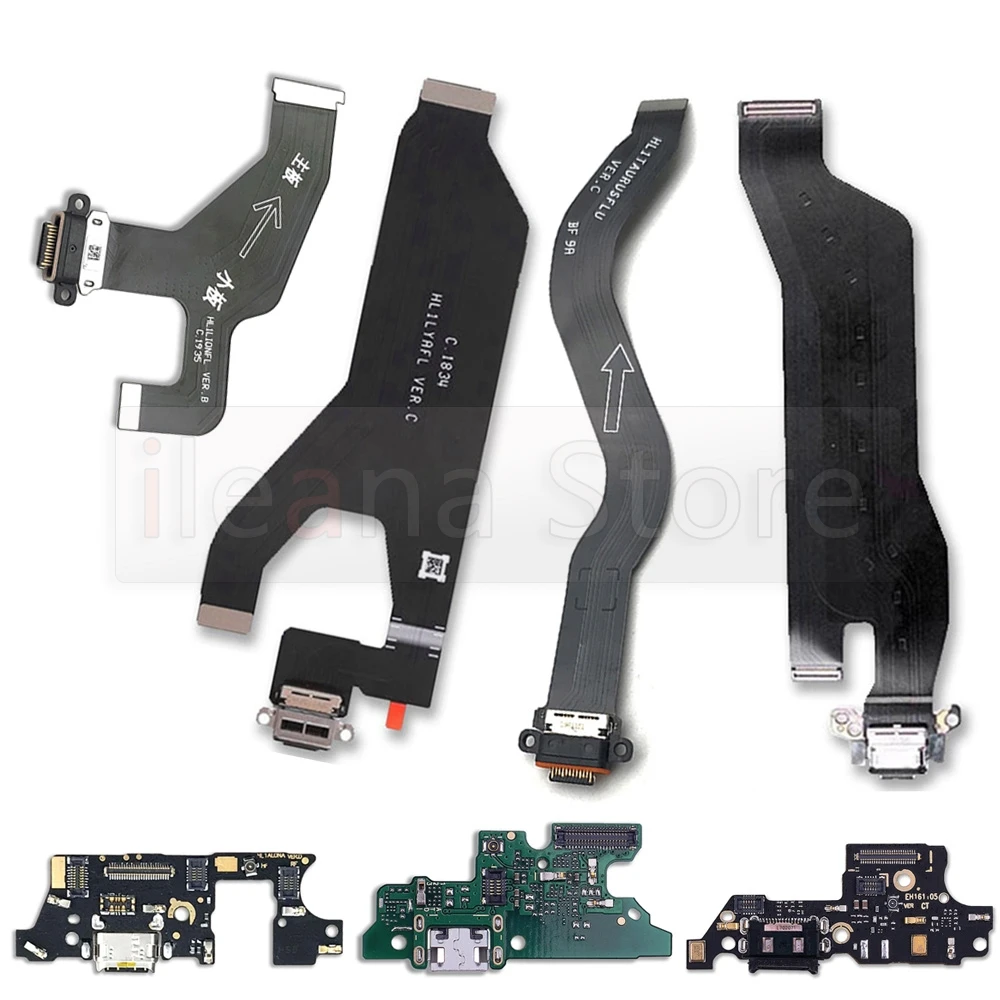 USB 충전 보드 PCB 도크 커넥터 플레이트 플렉스 예비 부품, 삼성 갤럭시 A30 A30s A31 A50 A50s A51 A70 A71 S 충전 포트 