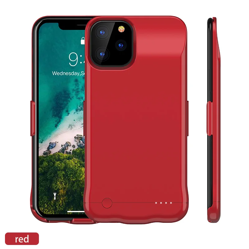 5200/6200mA чехол для зарядного устройства для iPhone 11 Pro Чехол для аккумулятора чехол для зарядки Powerbank чехол для iPhone 11 Pro Max чехол для аккумулятора