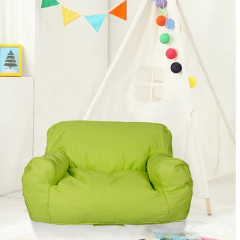 

Comfort Self-rebound Sponge Double Sofa Chair Covers Child Seat Lounger Bean Bag Kids & Teens Love Children Sofa Chair