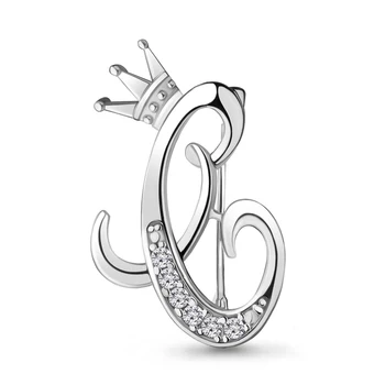 

Brooch AQUAMARINE with cubic, silver 925