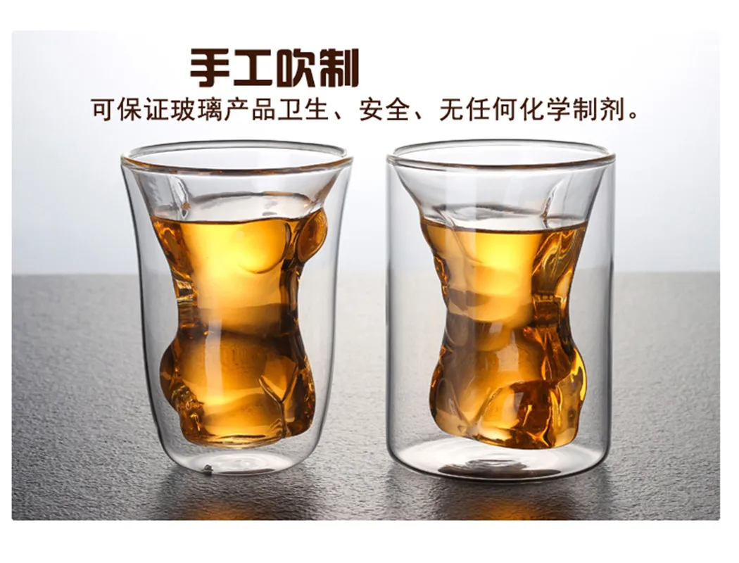Ensembles de carafes à whisky de 8 oz en forme de pistolet avec 2 verres, ensemble