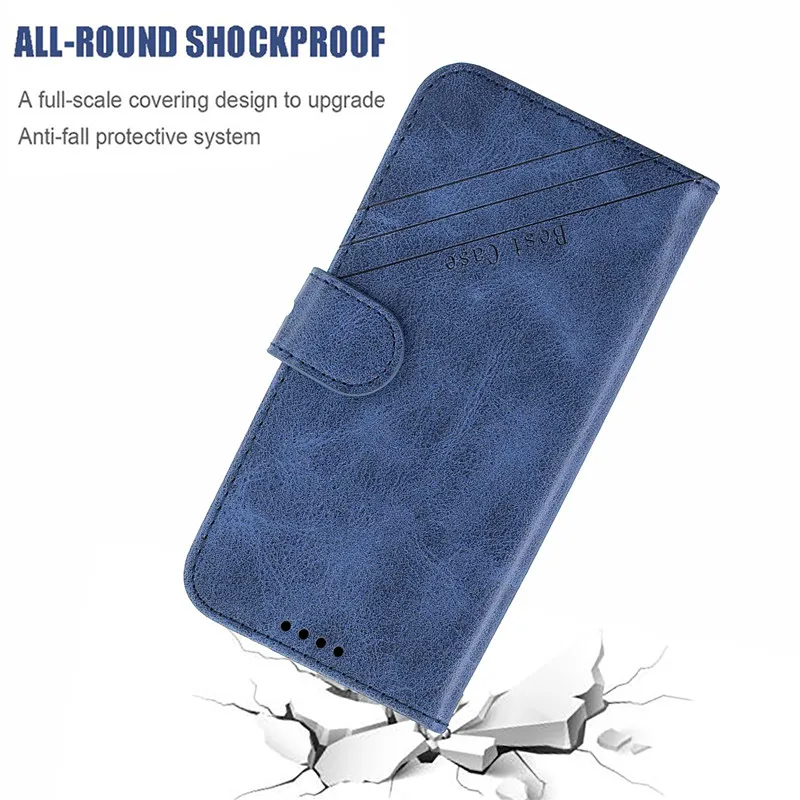 Huawei Honor 9 Lite Case Leather Flip Case on For Funda Huawei Honor 9 Lite Phone Case Cover Luxury Retro Magnetic Wallet Cover 4