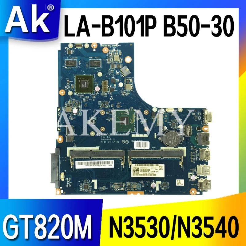 SAMXINNO LA B101P Motherboard For Lenovo B50 30 N50 Laotop Mainboard with N3530/N3540 U GT820M|Материнские платы| |