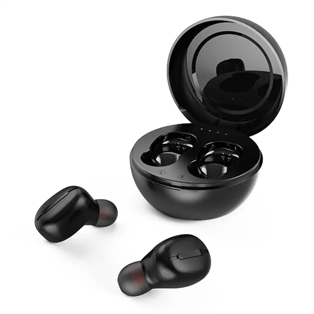 Наушники вкладыши Bluetooth 5 0 с шумоподавлением зарядным футляром и кабелем