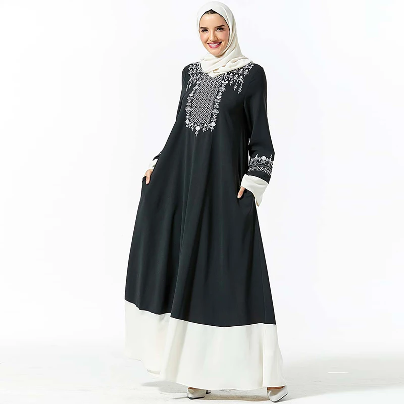 3XL Abaya Maxikleid Abendkleid Jellabiya Jellaba Hijab Samtkleid Winterkleid M 