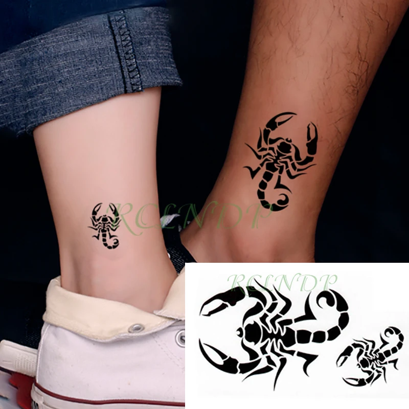 045 Autocollant De Tatouage Temporaire Imperméable Scorpion Oiseau Petit Tatto Flash Tatoo Faux Tatouages Main Jambe Bras Pour Enfants Hommes