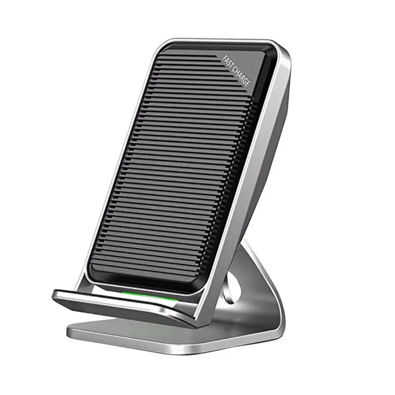 HFES Fast Wireless Charger 10W With Cooling Fan Ultra Slim Stand Pad Mat For X 8 Plus S8 S7 S | Электроника