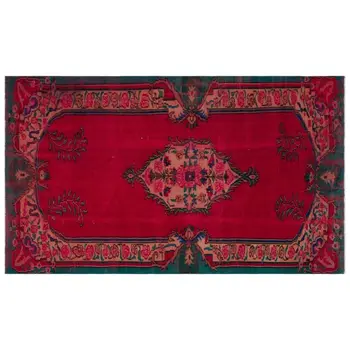 

Handmade Natural Vintage Turkish Area Rug 177x294 Cm-5'10''X9'8''