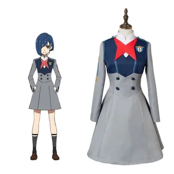 

Japanese Anime DARLING In The FRANXX Code 390 Ichago Code016 Hiro Outfit Dress Cosplay Costume Anime Exhibition Custom-made