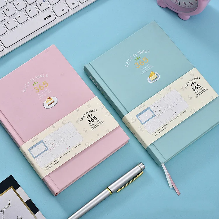 

A5 365 Days School Daily Weekly Yearly Planner Stationery Notebook Cute Agenda 2020 Planner Notepad Girl Diary Journal Notebook