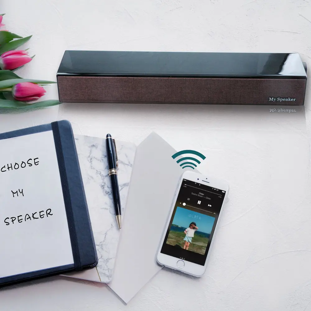 20 Вт ТВ динамик беспроводной Bluetooth динамик Портативная колонка бас Soundbar, сабвуфер с fm-радио для компьютера ТВ звуковой системный блок