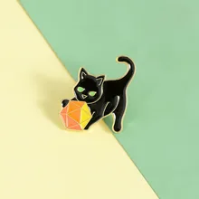 

Personality Creative Cartoon Cute Angry Siamese Cat Love Badge Enamel Brooch Backpack Lapel Pin Pet Party Fashion Brooch Jewelry