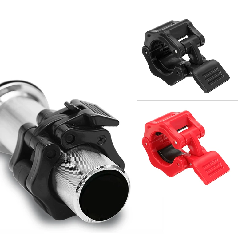 Barbell Collars Fitness Equipment Parts 28mm 30mm 50mm Barbell Collar Lock Dumbell Clips Clamp Weights lifting Bar Gym Dumbbell Lock Clamp Spring Clips Weight Lifting