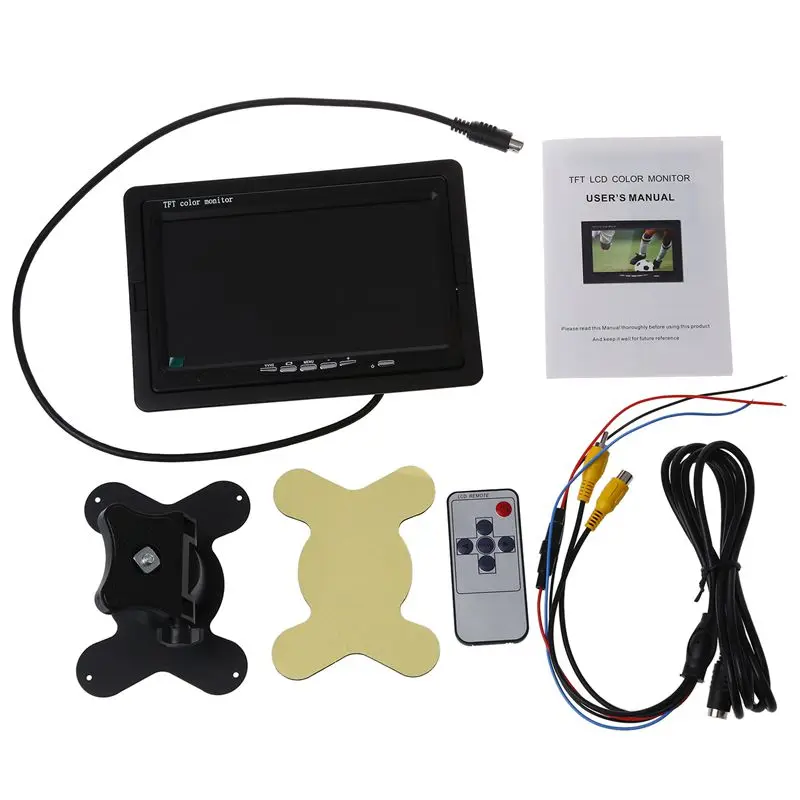 " TFT lcd цифровой цветной экран монитор автомобиля заднего вида резервная камера заднего вида DVD