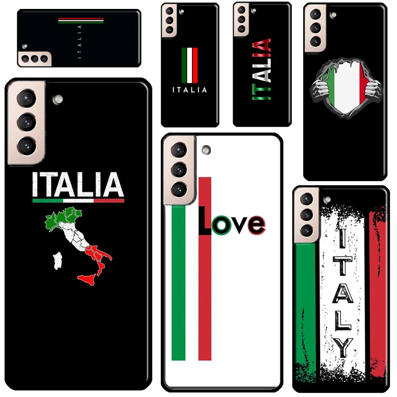 Italy Flag Vintage Italian Case For Samsung Galaxy S21 Ultra S20 FE S9 S10 Plus Note 10 Note 20 S22 Ultra Back Cover cute phone cases for samsung 
