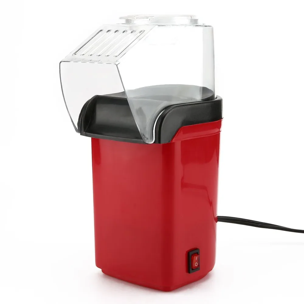 

2018 New Portable Electric Popcorn Maker Home Round/Square Hot Air Popcorn Making Machine Kitchen Desktop Mini DIY Corn Maker