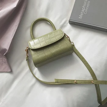 

Designer Crocodile Pattern Messenger Bags Women 2020 New Small Lady Handbags Shoulder Bags Pu Leather Crossbody Bag Female Totes