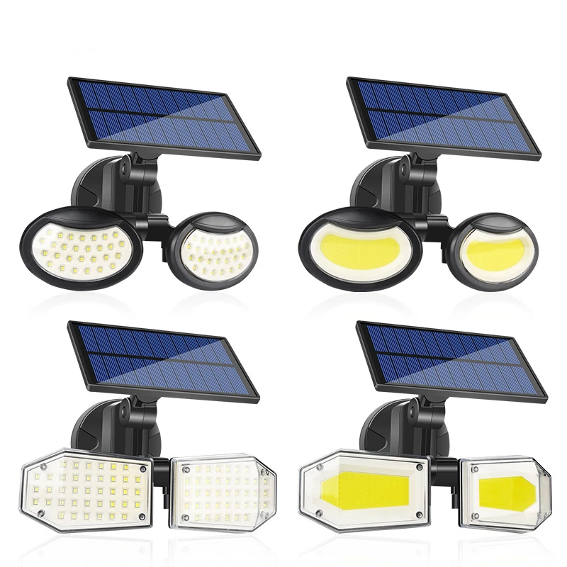 

LED Solar Wall Lights Outddor Waterproof Garden With PIR Motion Sensor Solar Power Lamp For Street Rotatabl