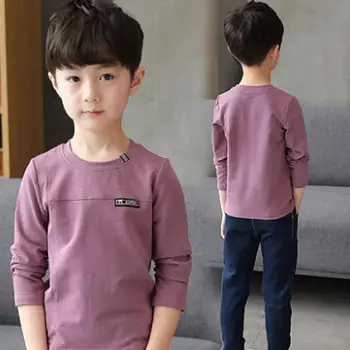 

2020 Kids Baby Boy Spring Tops Tees Long Sleeve Fashion Toddler Boys T Shirt Kid Clothes Camiseta Koszulki Tee Shirt Garcon 12