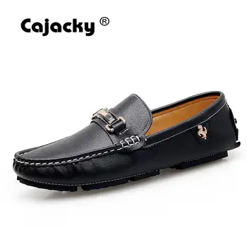

Plus Size Men Loafers 48 47 Slip On Leather Casual Shoes For Men Breathable Driving Loafers Wedding Moccasins Adult Flats Black