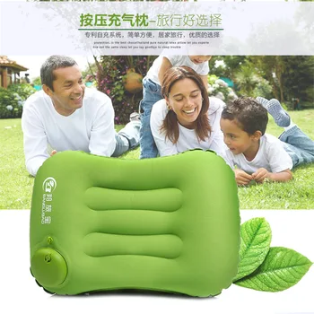 

New Style Push Square Inflatable Pillow Portable Travel Pillow Back Cushion Neck Support Pillow Car Protection Pashui Useful Pro
