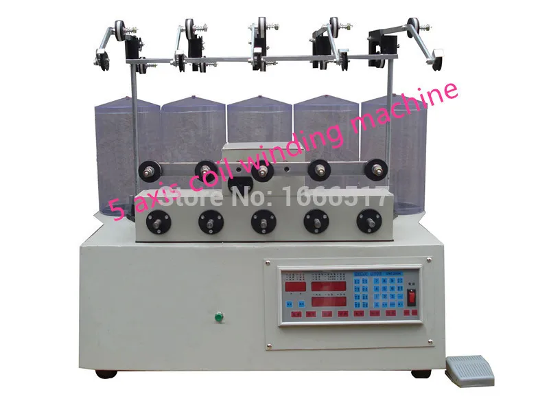 

5 reels computer cnc automatic coils winder winding machine for transfomer ATT