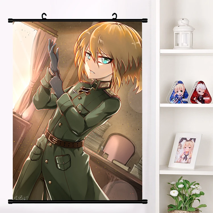 Аниме Youjo Senki Saga of Tanya the Evil Tanya Degurechaff настенный плакат с прокручивающейся стенкой коллекция домашнего декора искусство