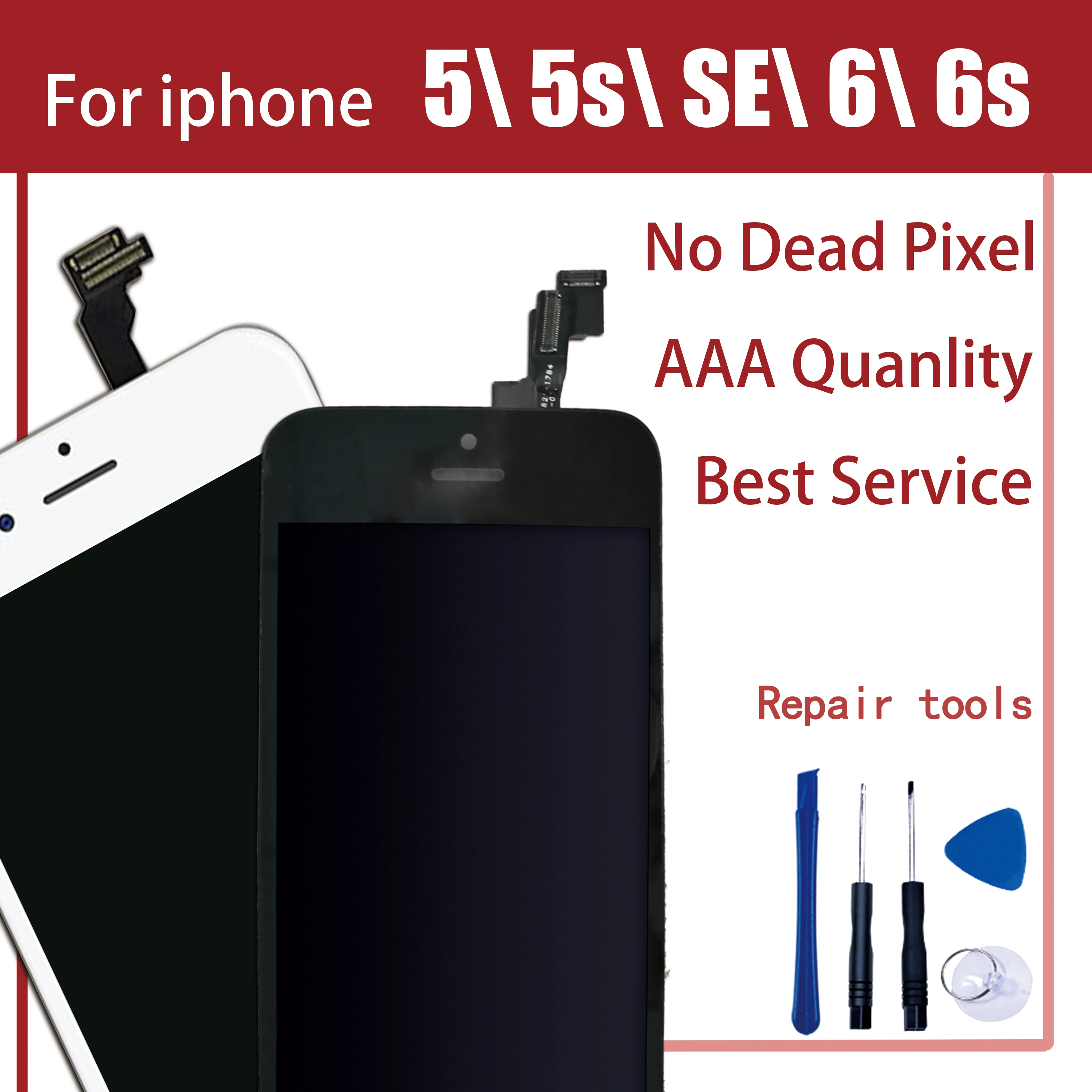 

AAAA+ For iPhone 6 LCD Screen Full Assembly For 6 5 5S SE 6S Display Touch Screen Replacement Display No Dead Pixel
