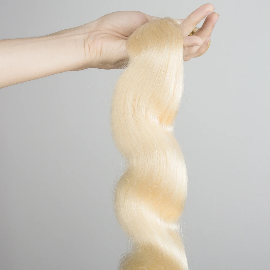 Dollface, 613 блонд, бразильские волосы, пряди, объемная волна, Remy, человеческие волосы для наращивания, для черных женщин, низкое соотношение, 8-30 дюймов