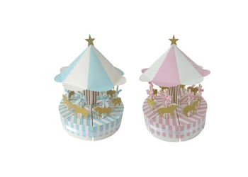 

Carousel Candy Box 4 Unicorn Party Gift box Birthday Party Decorations Wedding Favors and Gifts Souvenir 4 Guests baby shower
