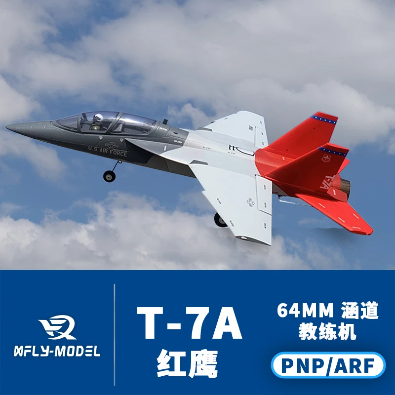 Модель XFly T-7A Red Hawk 64 мм EDF Jet RC модель самолета PNP в комплекте с сервоприводами |