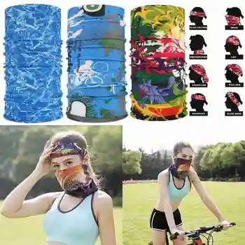 

Seamless Ever-changing Magic Turban Scarf For Men And Women Cycling Hood Scarf Mask Windproof Collar Summer Sun Protection